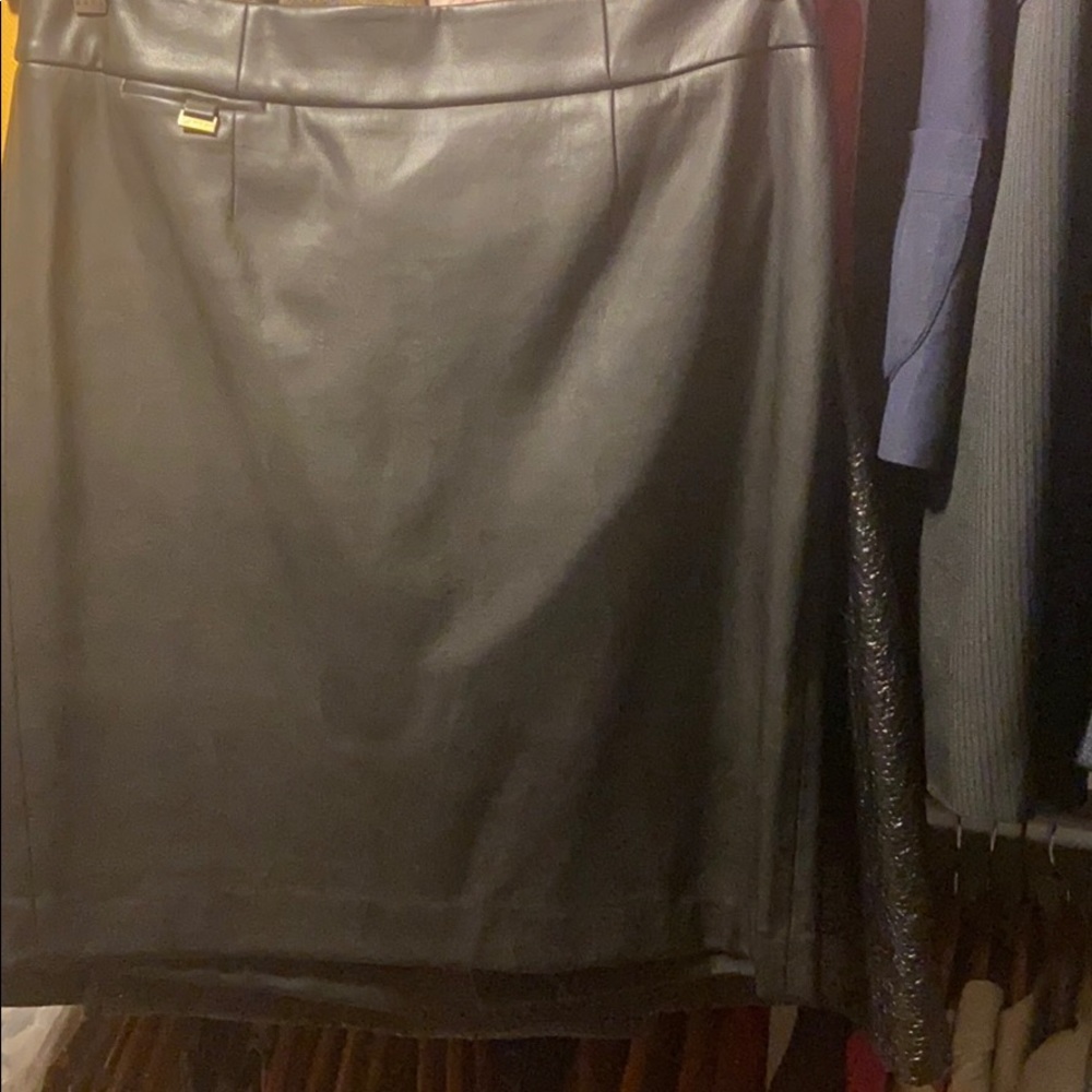 Leather skirt